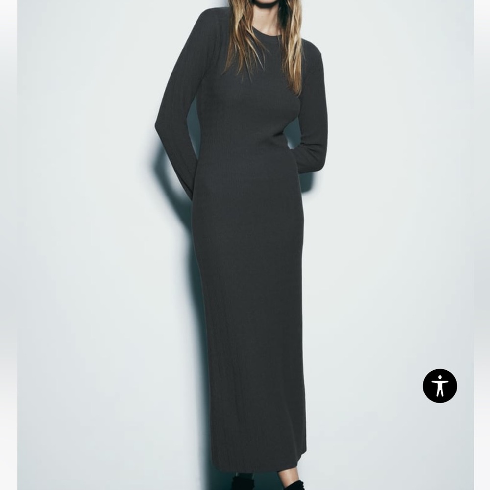 Long knit dress